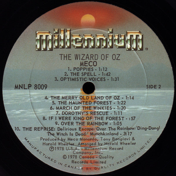 Meco* : The Wizard Of Oz (LP, Album)