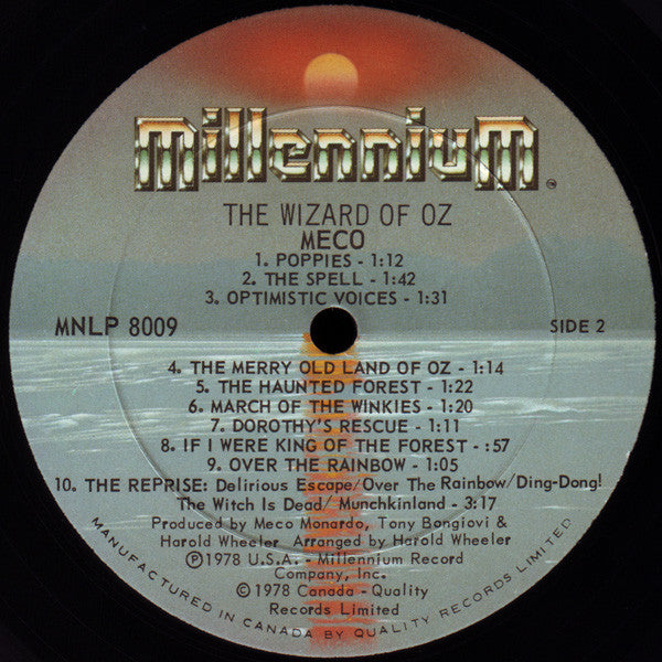 Meco Monardo : The Wizard Of Oz (LP, Album)