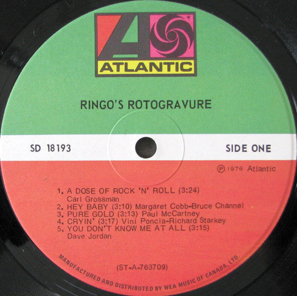 Ringo Starr : Ringo's Rotogravure (LP, Album)