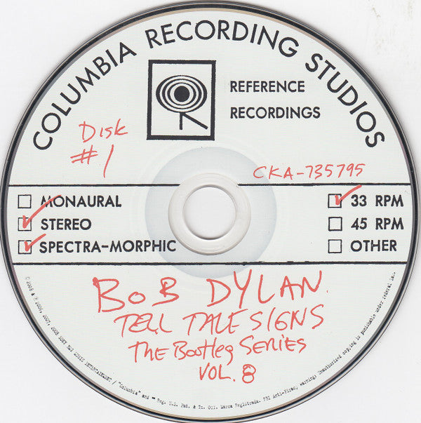 Bob Dylan : Tell Tale Signs (Rare And Unreleased 1989-2006) (2xCD, Album)