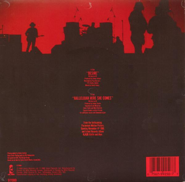 U2 : Desire (7", Single, Gat)