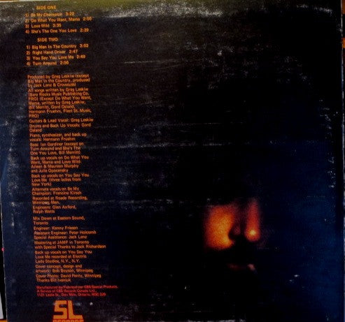 Les Q : Be My Champion (LP, Album)