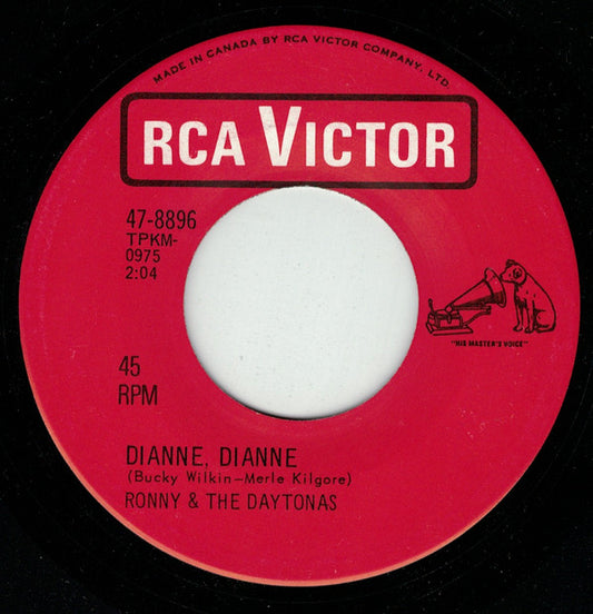Ronny & The Daytonas : Dianne, Dianne / All American Girl (7", Single)