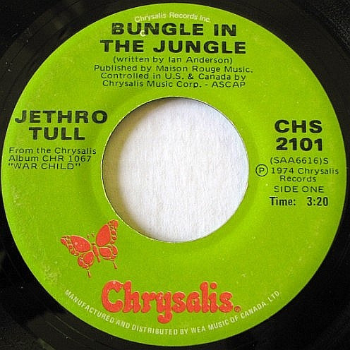 Jethro Tull : Bungle In The Jungle (7", Single)