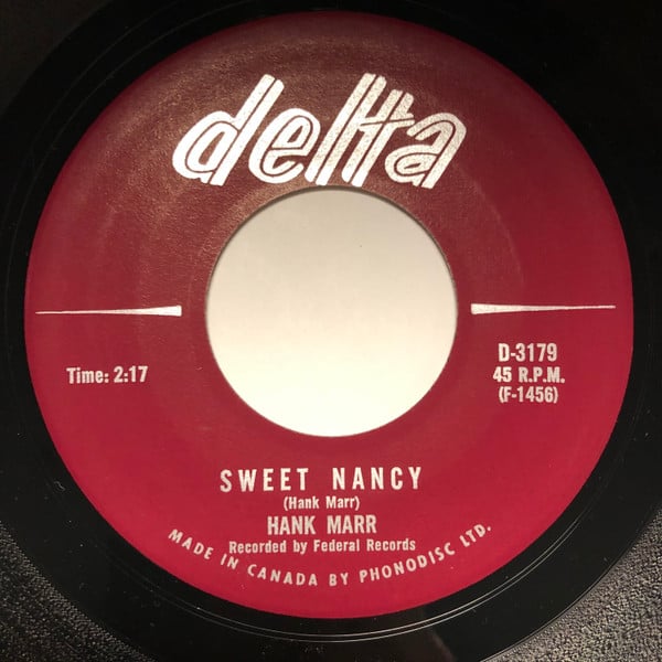 Hank Marr : The Watusi-Roll / Sweet Nancy (7")
