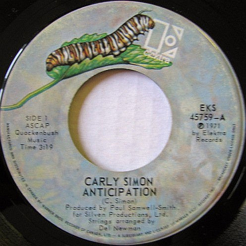 Carly Simon : Anticipation / The Garden (7")