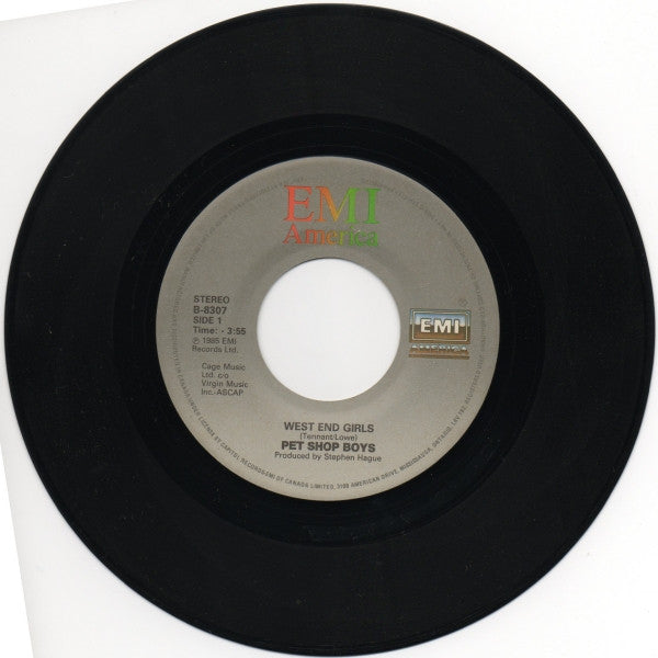 Pet Shop Boys : West End Girls (7", Single)