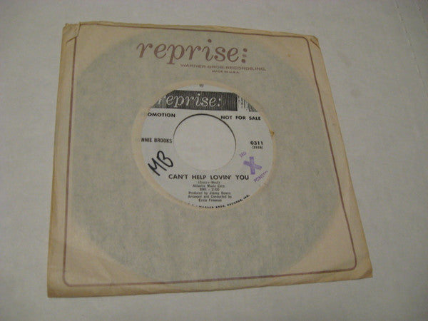 Donnie Brooks : Can't Help Lovin' You (7", Single, Promo)