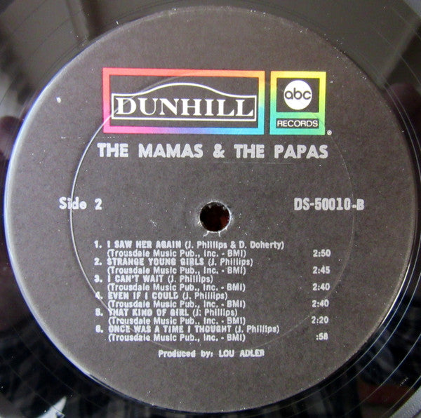The Mamas & The Papas : The Mamas & The Papas (LP, Album, RE)