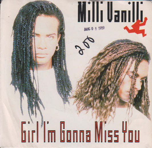 Milli Vanilli : Girl I'm Gonna Miss You (7")