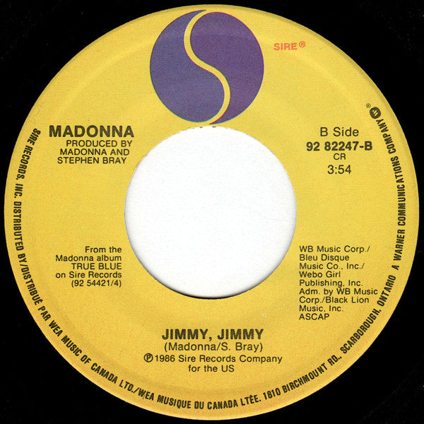 Madonna : Causing A Commotion (7", Single)