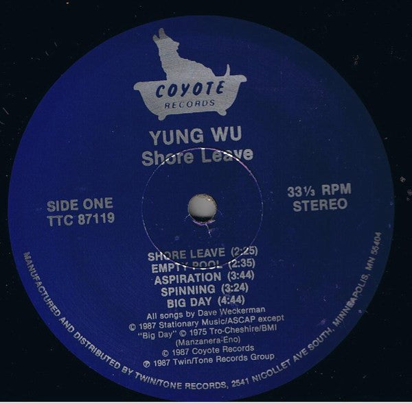 Yung Wu : Shore Leave (LP, Album)