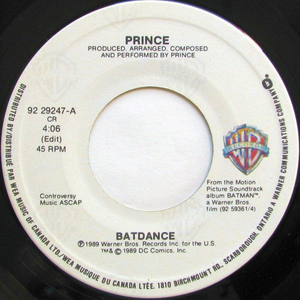 Prince : Batdance (7", Single)