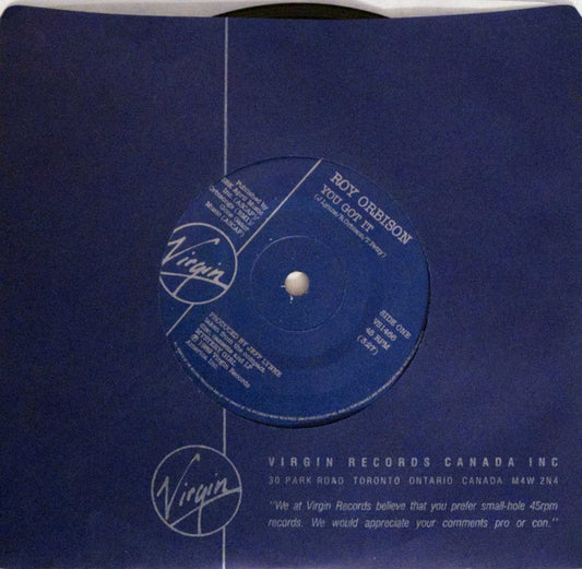 Roy Orbison : You Got It (7", Single)