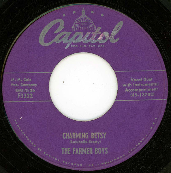 The Farmer Boys : Charming Betsy / Flip Flop (7")
