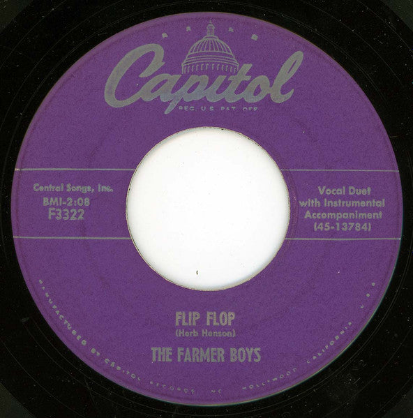The Farmer Boys : Charming Betsy / Flip Flop (7")