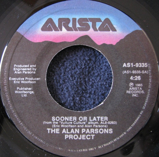 The Alan Parsons Project : Sooner Or Later (7", Single)