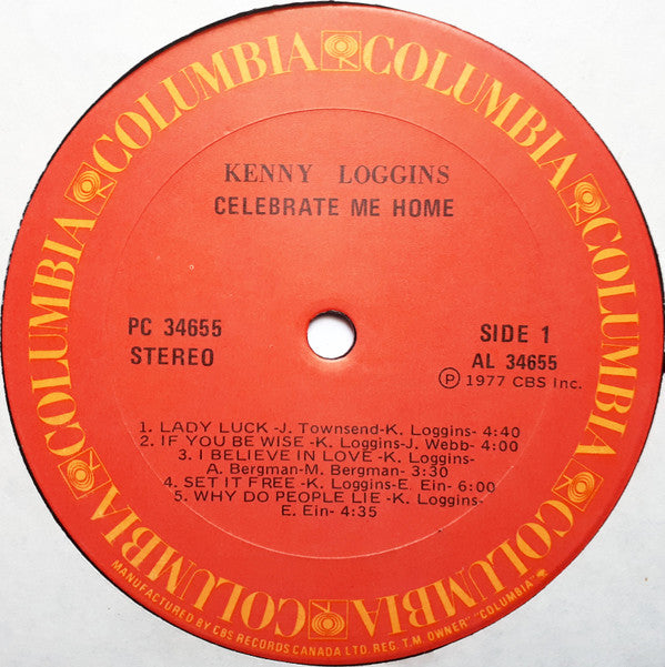 Kenny Loggins : Celebrate Me Home (LP, Album)