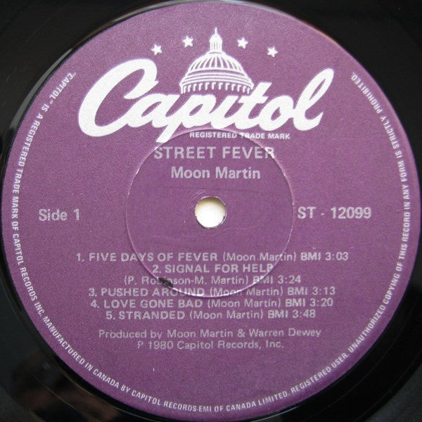 Moon Martin : Street Fever (LP, Album)