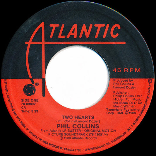 Phil Collins / Anne Dudley : Two Hearts (7")