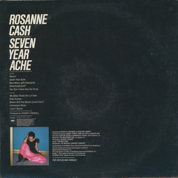 Rosanne Cash : Seven Year Ache (LP, Album)