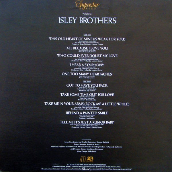 Isley Brothers* : Isley Brothers (LP, Comp)