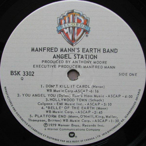 Manfred Mann's Earth Band : Angel Station (LP, Album, Qua)