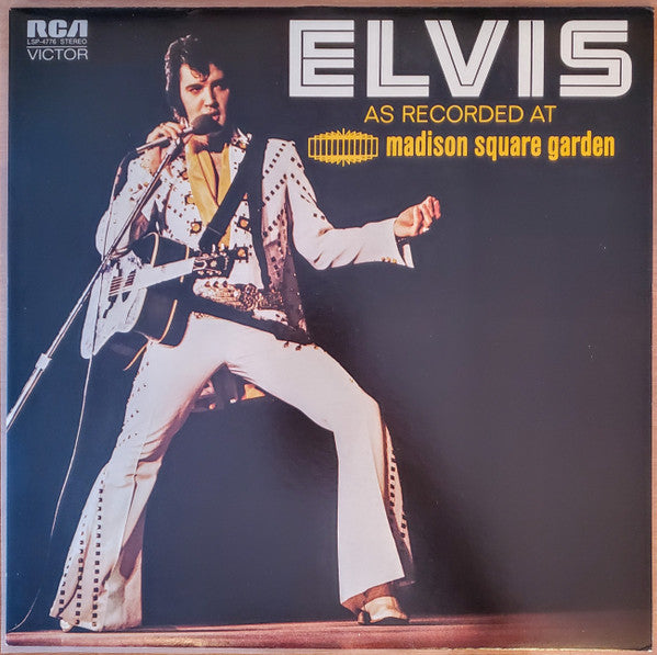 Elvis* : Elvis As Recorded At Madison Square Garden (LP, Album, RE)