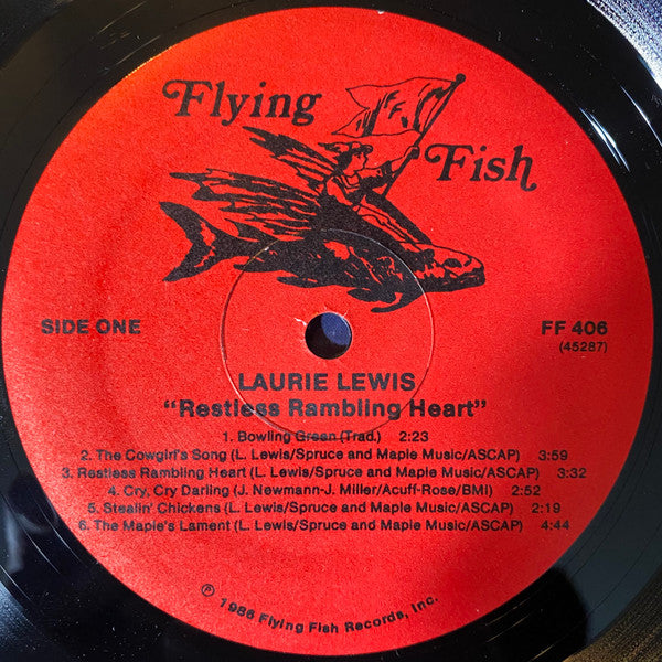 Laurie Lewis (5) : Restless Rambling Heart (LP, Album)