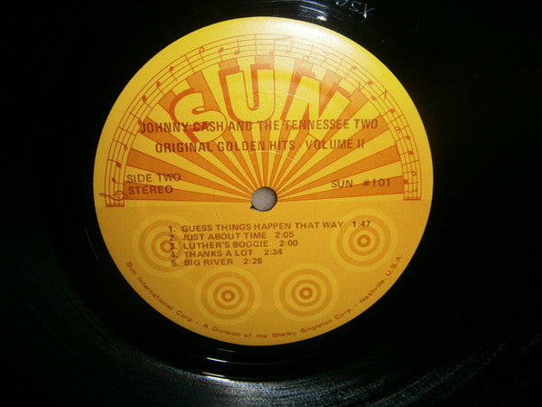 Johnny Cash & The Tennessee Two : Original Golden Hits Volume II (LP, Comp, Ter)
