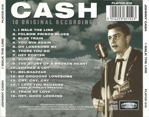 Johnny Cash : I Walk The Line (16 Original Recordings) (CD, Comp)