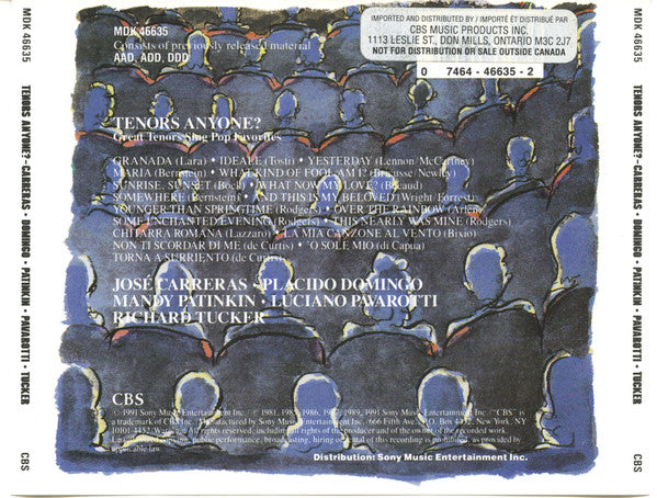 Various : Tenors Anyone? (CD, Comp)