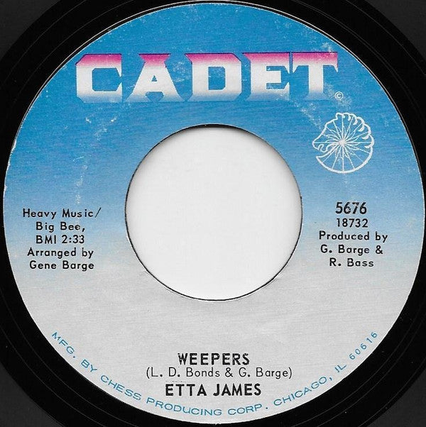 Etta James : Losers Weepers - Part 1 / Weepers (7", Single, Styrene)