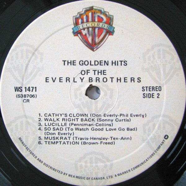 Everly Brothers : The Golden Hits Of The Everly Brothers (LP, Comp, RE)