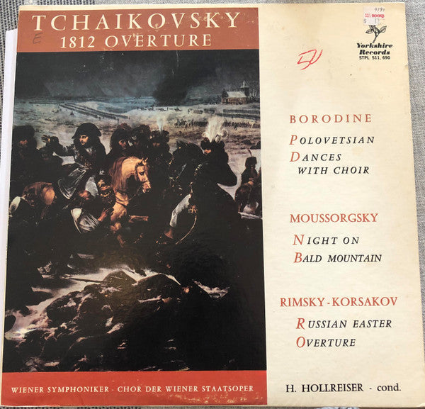 Pyotr Ilyich Tchaikovsky, Alexander Borodin, Modest Mussorgsky, Nikolai Rimsky-Korsakov, Heinrich Hollreiser, Wiener Symphoniker - Wiener Staatsopernchor : Tchaikovsky ∙ Borodine ∙ Moussorgsky ∙ Rimsky-Korsakov (LP, Comp)