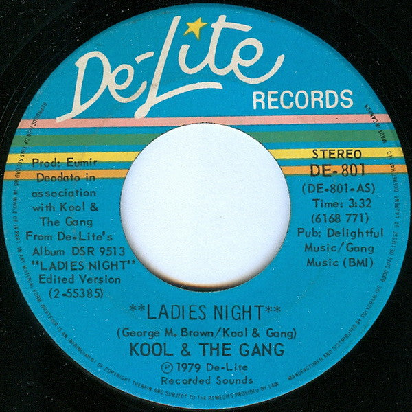 Kool & The Gang : Ladies Night (7", Single)
