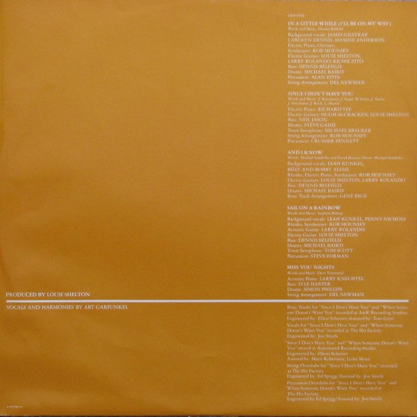 Art Garfunkel : Fate For Breakfast (LP, Album)