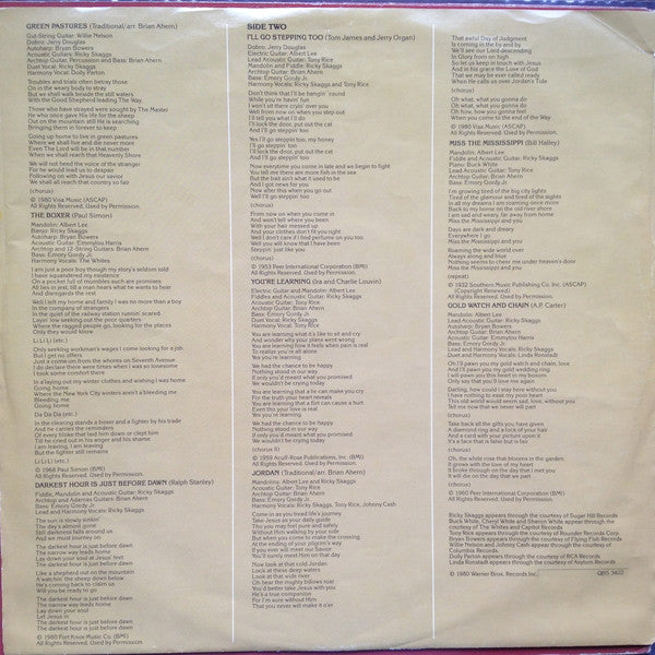Emmylou Harris : Roses In The Snow (LP, Album)