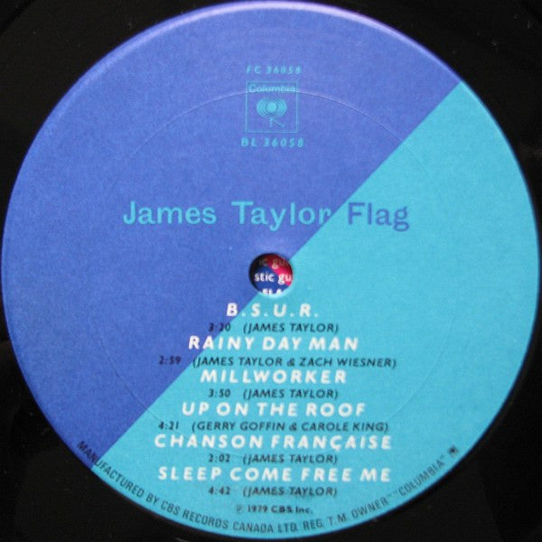 James Taylor (2) : Flag (LP, Album, Gat)