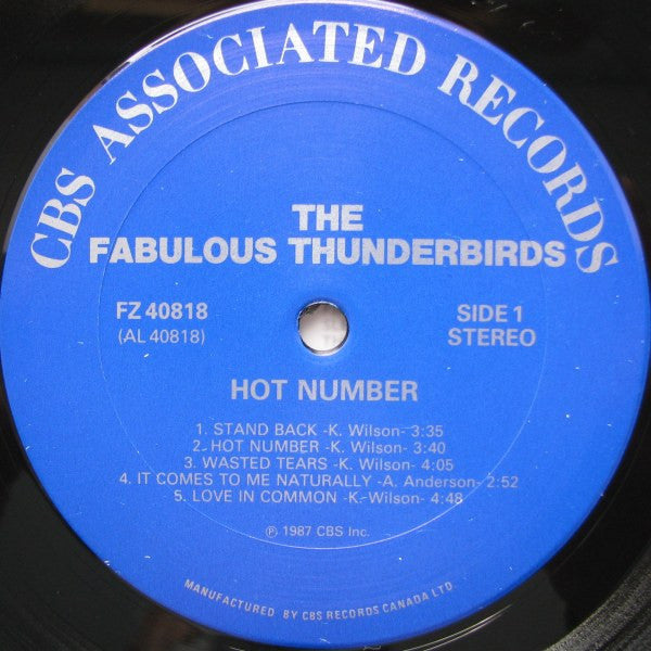 The Fabulous Thunderbirds : Hot Number (LP, Album)