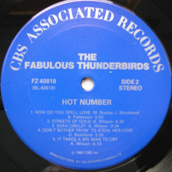 The Fabulous Thunderbirds : Hot Number (LP, Album)