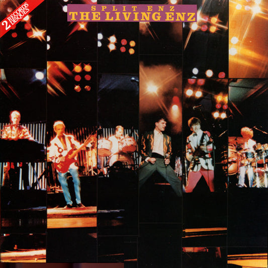 Split Enz : The Living Enz (2xLP, Album)
