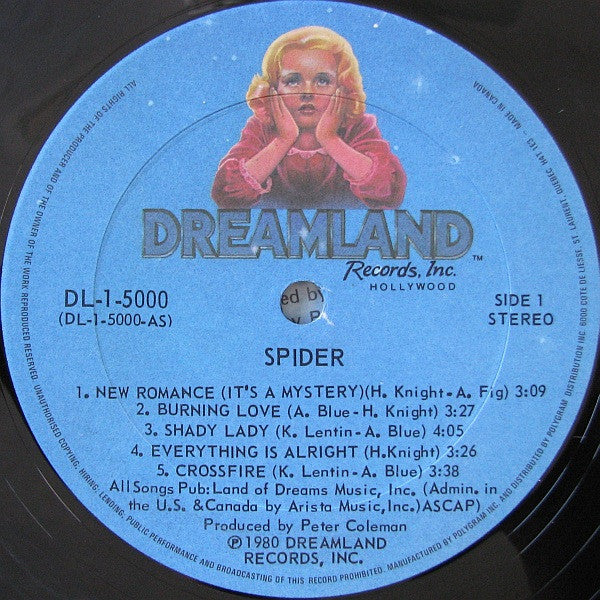Spider (12) : Spider (LP, Album)