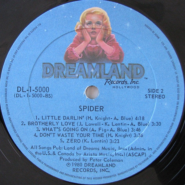 Spider (12) : Spider (LP, Album)