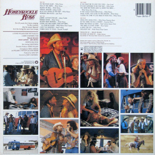 Willie Nelson & Family : Honeysuckle Rose (Music From The Original Soundtrack) (2xLP, Album)
