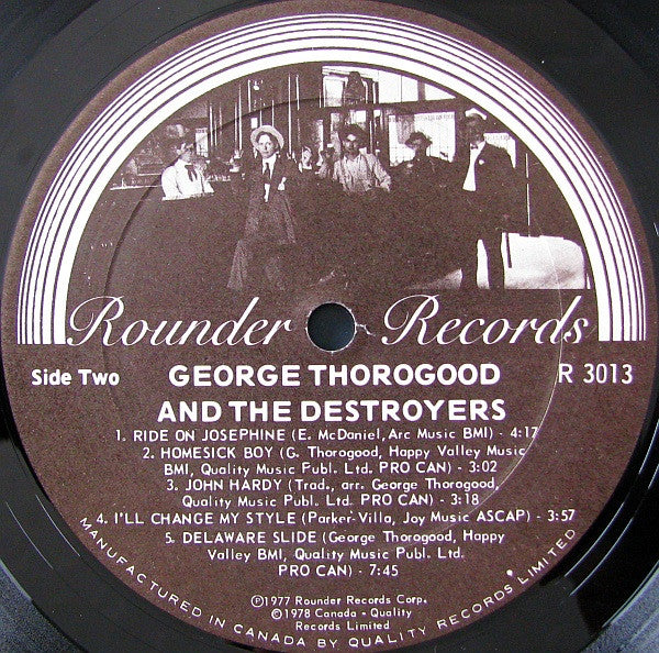 George Thorogood And The Destroyers* : George Thorogood And The Destroyers (LP, Album)