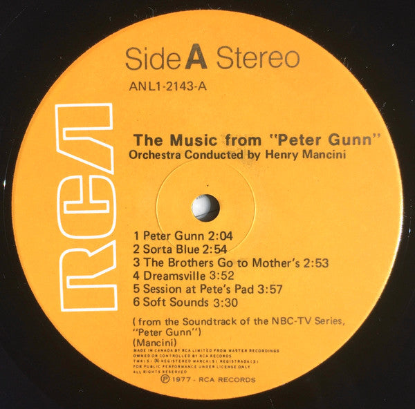 Henry Mancini : The Music From Peter Gunn (LP, Album, RE)