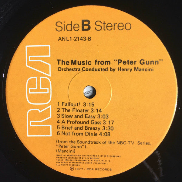 Henry Mancini : The Music From Peter Gunn (LP, Album, RE)