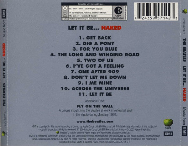 The Beatles : Let It Be... Naked (CD, Album, Copy Prot. + CD, Copy Prot., Mixed)