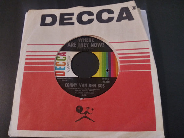 Conny Vandenbos : Where Are They Now? / You're Closer To Me (7", Single)